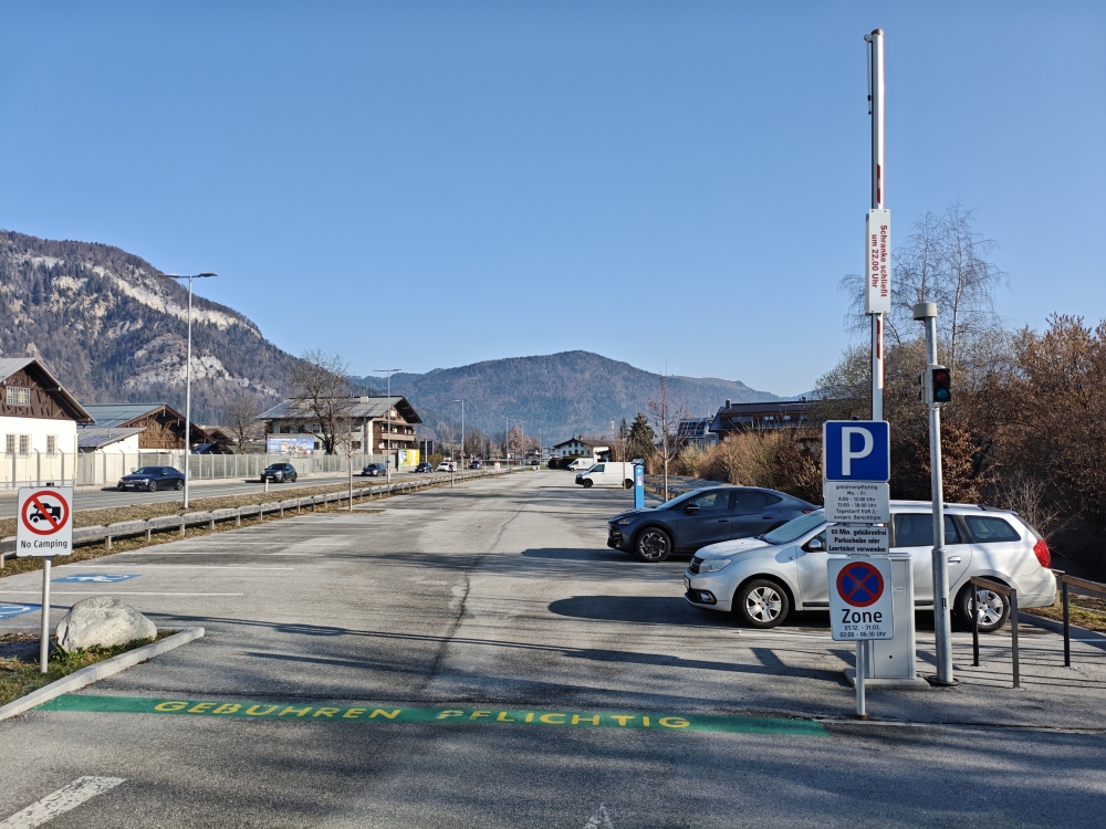 Wanderung Kalkstein: Wanderung Kalkstein: Wanderparkplatz