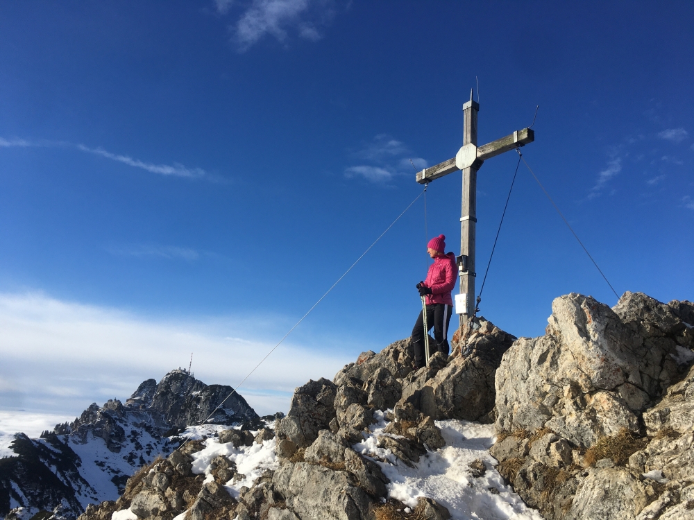 Wanderung Wildalpjoch: Wanderung Wildalpjoch: Gipfelkreuz Wildalpjoch