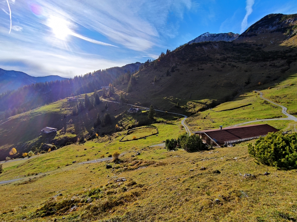 Wanderung Schönfeldjoch: Wanderung Schönfeldjoch: Wildenkaralm