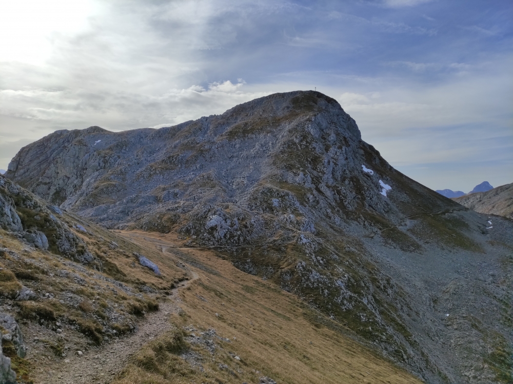 Wanderung Schneibstein und Windschartenkopf: Wanderung Schneibstein und Windschartenkopf: Windscharte mit Windschartenkopf