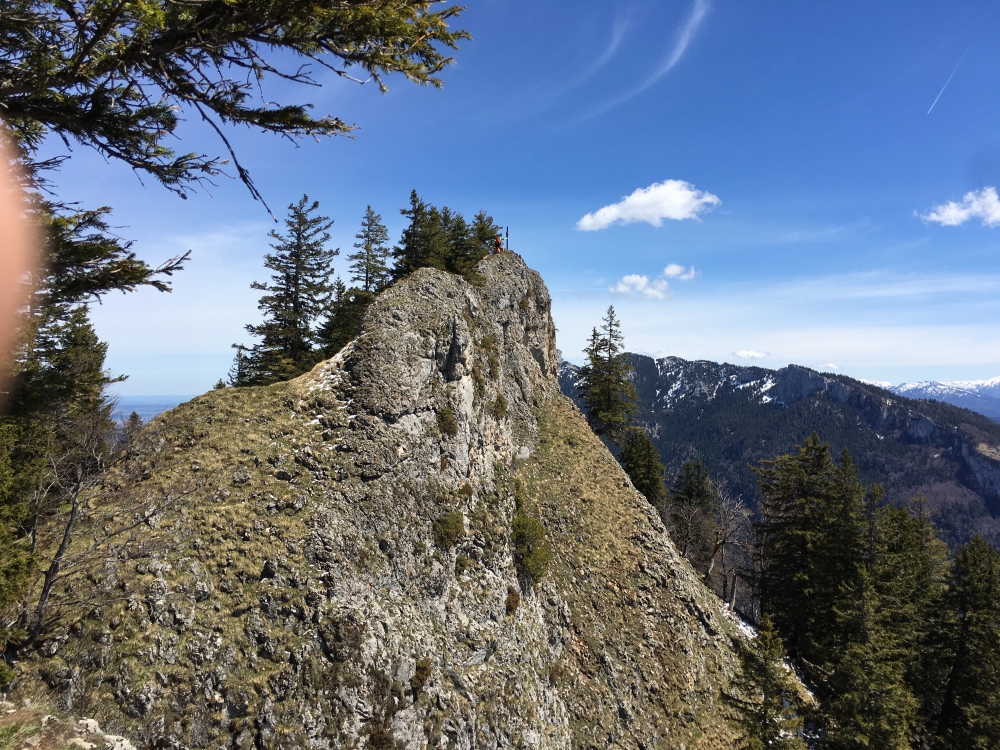 Wanderung Zellerwand: Blick zur Zellerwand