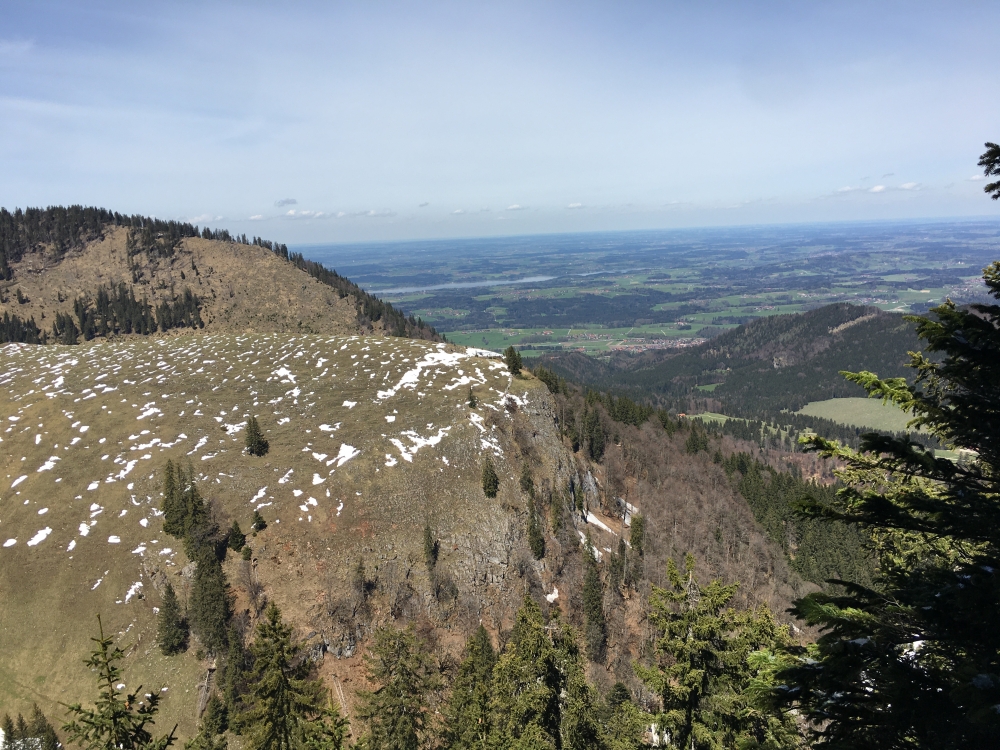 Wanderung Zellerwand: Blick auf den Laubenstein
