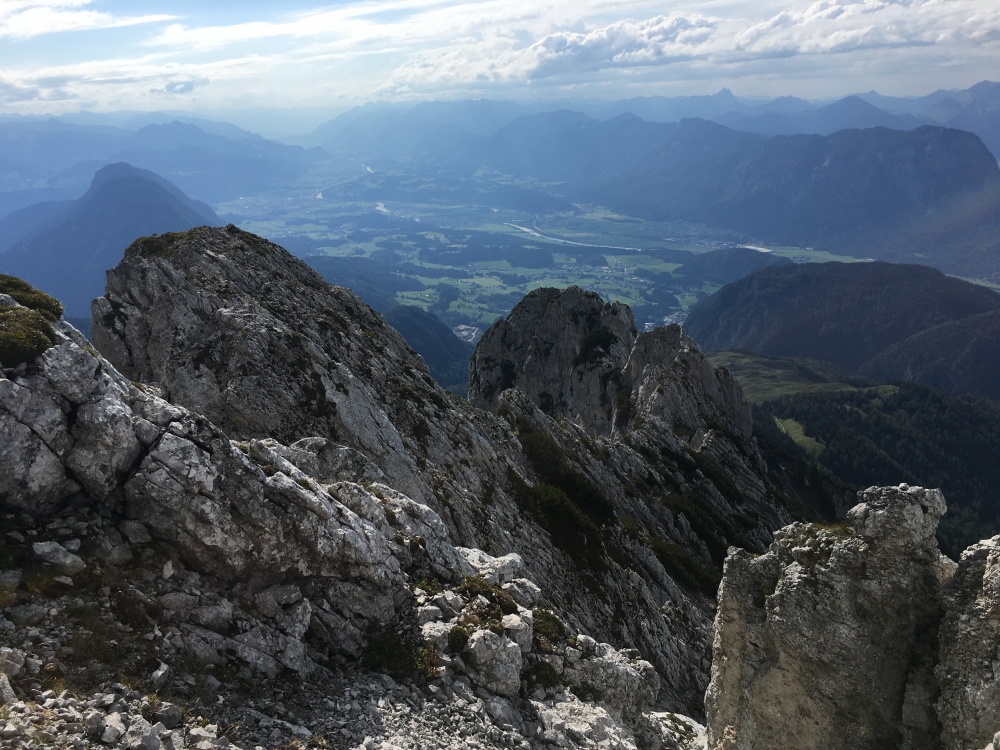 Wanderung Zettenkaiser: Wanderung Zettenkaiser: Blick über den Westgrat (Normalweg) (Zettenkaiser)