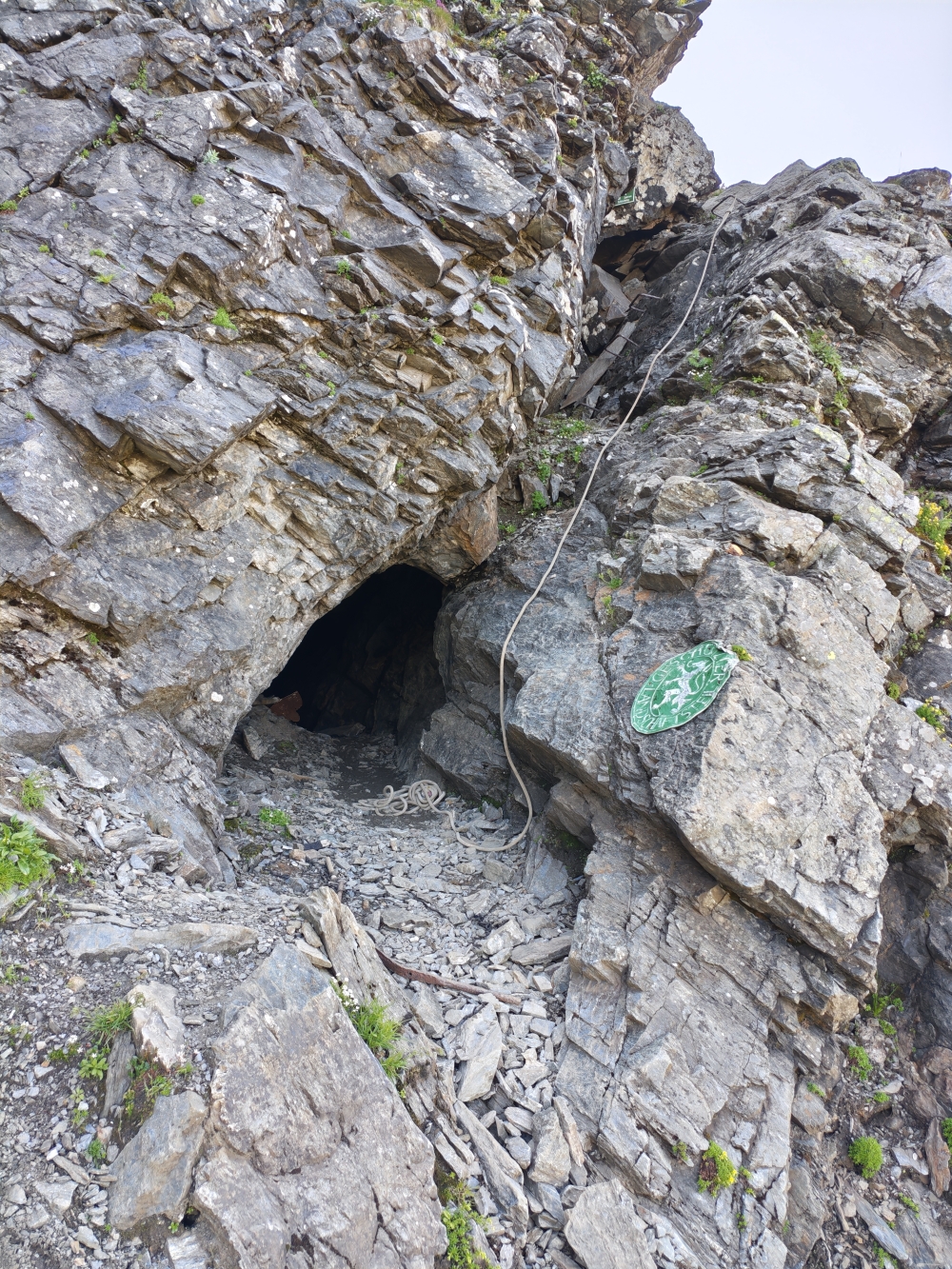 Wanderung Zinkwand: Wanderung Zinkwand: Zinkwandstollen Ost