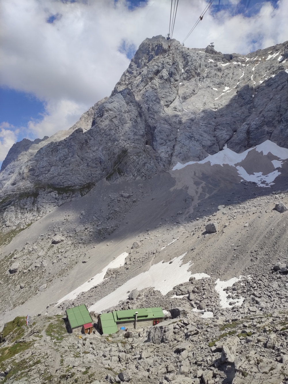 Wanderung Zugspitze über Gatterl: Fahrt über die Wiener Neustädter Hütte
