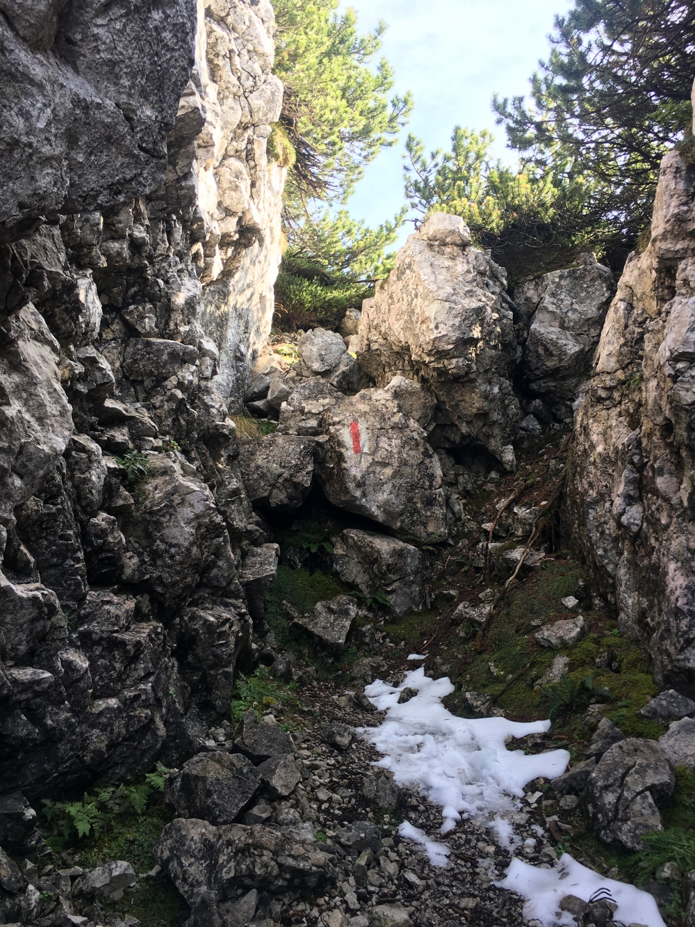 Wanderung Hochstaufen und Zwiesel: Durchstieg