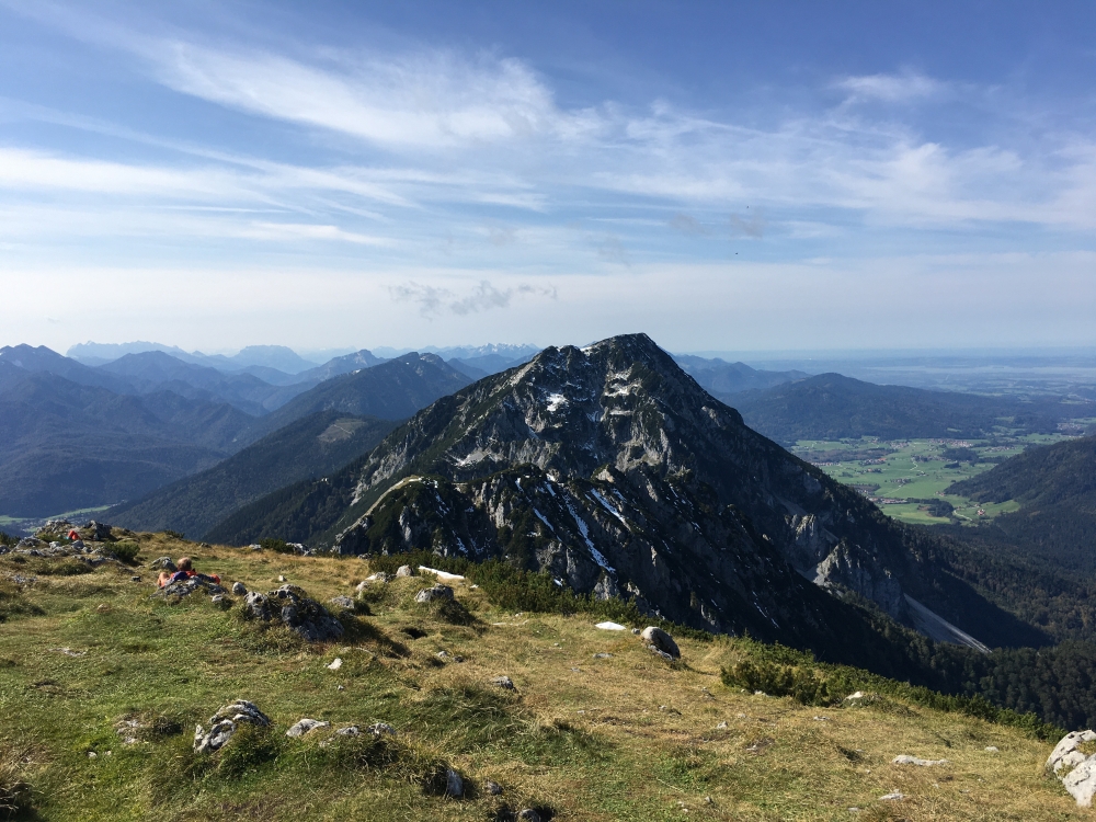 Wanderung Zwiesel: Wanderung Zwiesel: Zwiesel vom Hochstaufen aus gesehen